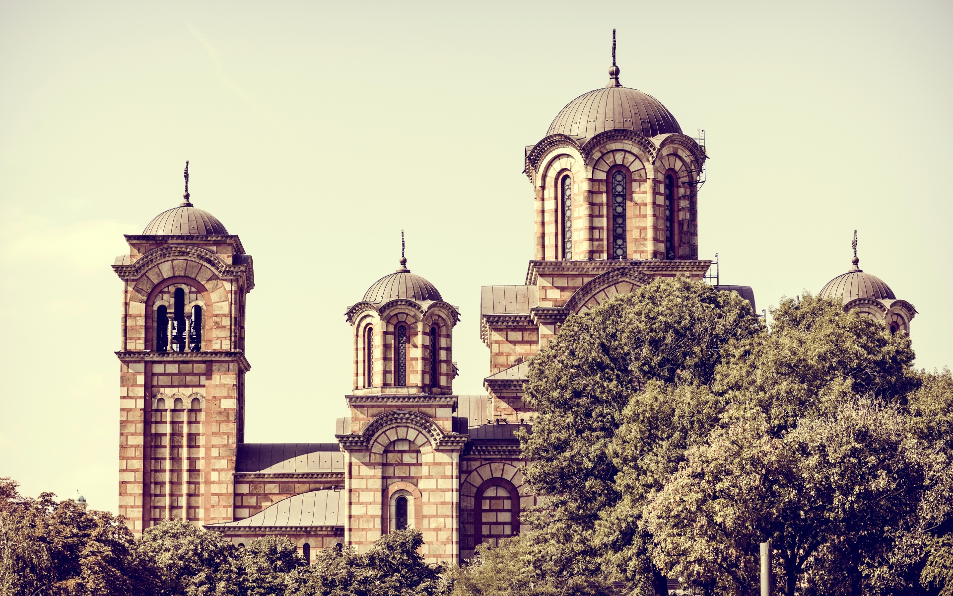Картинки Сербия, церковь, архитектура фото и обои на рабочий стол
