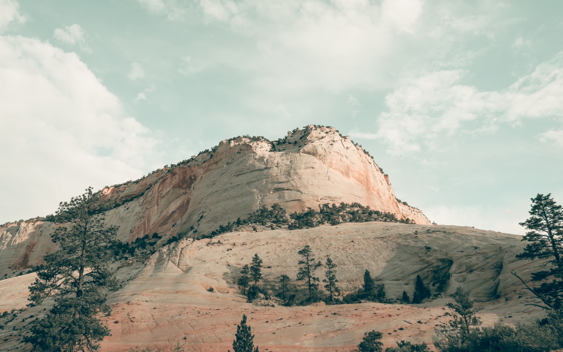 Картинки Горы, национальный парк Сион, США фото и обои на рабочий стол