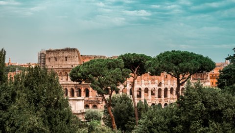 Colosseum, italy, rom, архитектура
