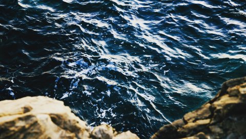 Море, волны, серфинг, скалы
