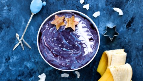 Мороженое, фрукты, десерт