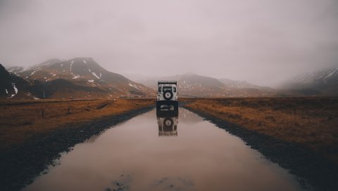Суп, горы, вода