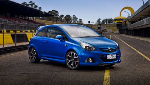 Opel, corsa, вид сбоку
