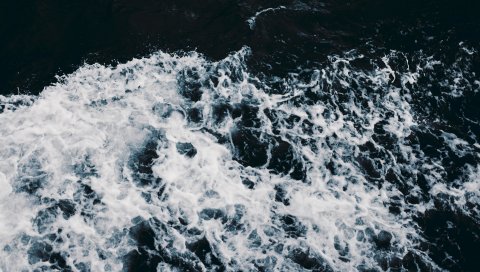 Волны, море, качели, пена
