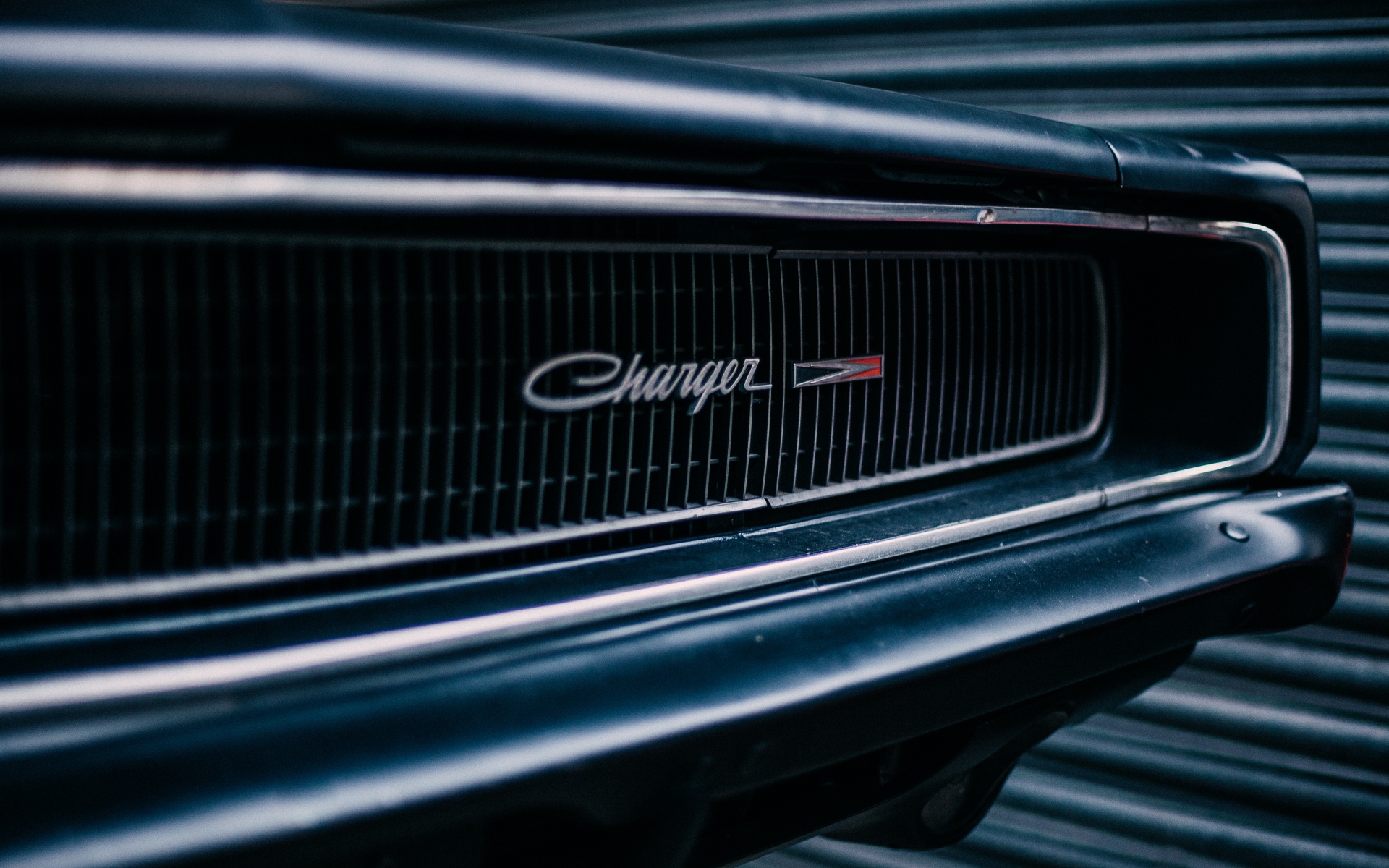 Картинки Dodge Charger, передний бампер, логотип фото и обои на рабочий стол