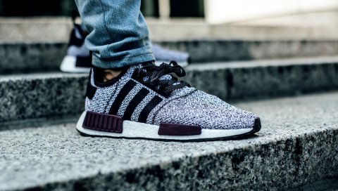 Adidas, кроссовки, обувь, джинсы, ноги, лестницы