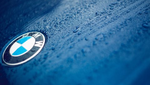 Bmw, логотип, капли
