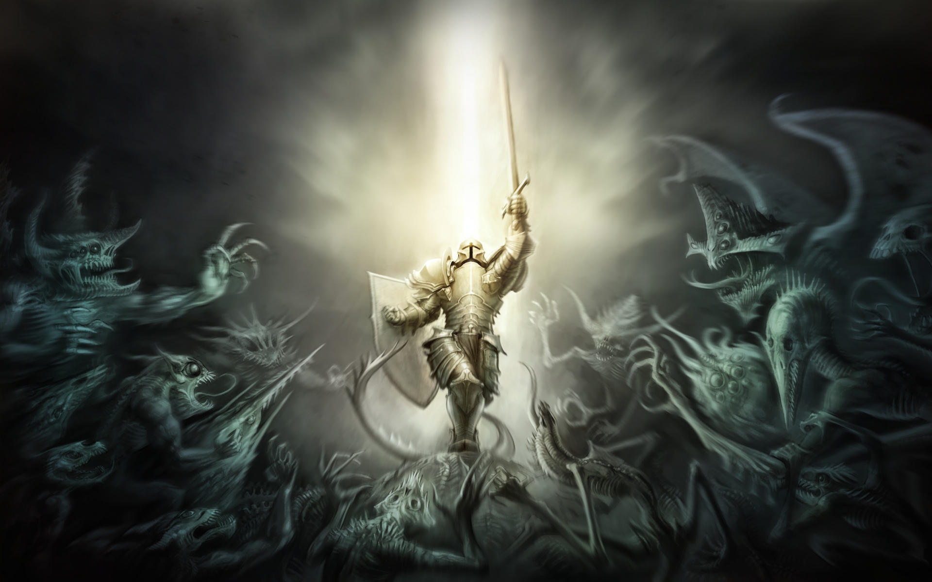 Картинки Diablo 3, крестоносец, доспехи фото и обои на рабочий стол