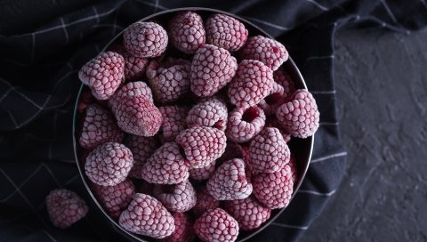 Малина, ягоды, замороженные