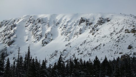 Szklarska poreba, Польша, горы, снег