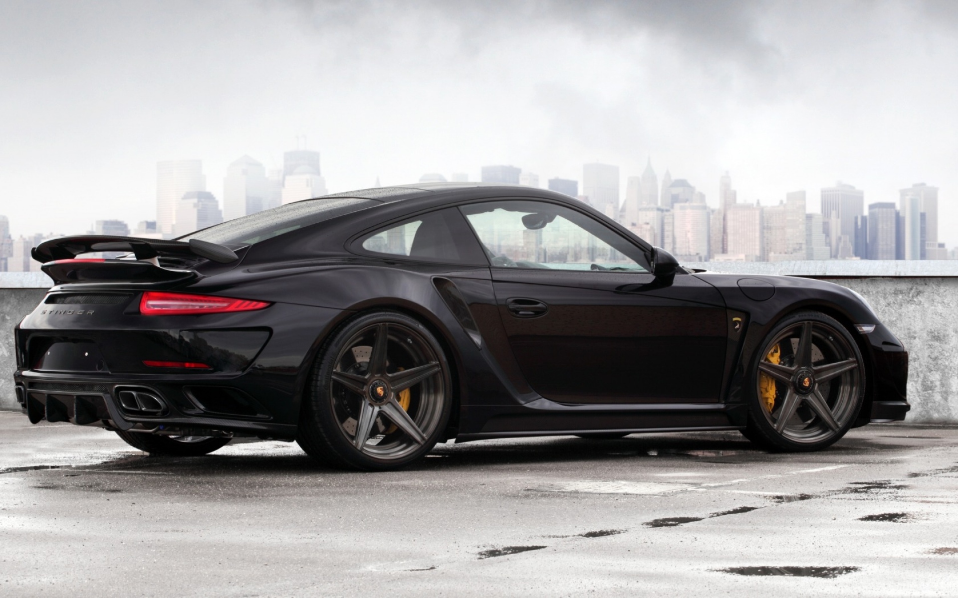 Картинки Porsche 911, porsche, вид сбоку, черный фото и обои на рабочий стол