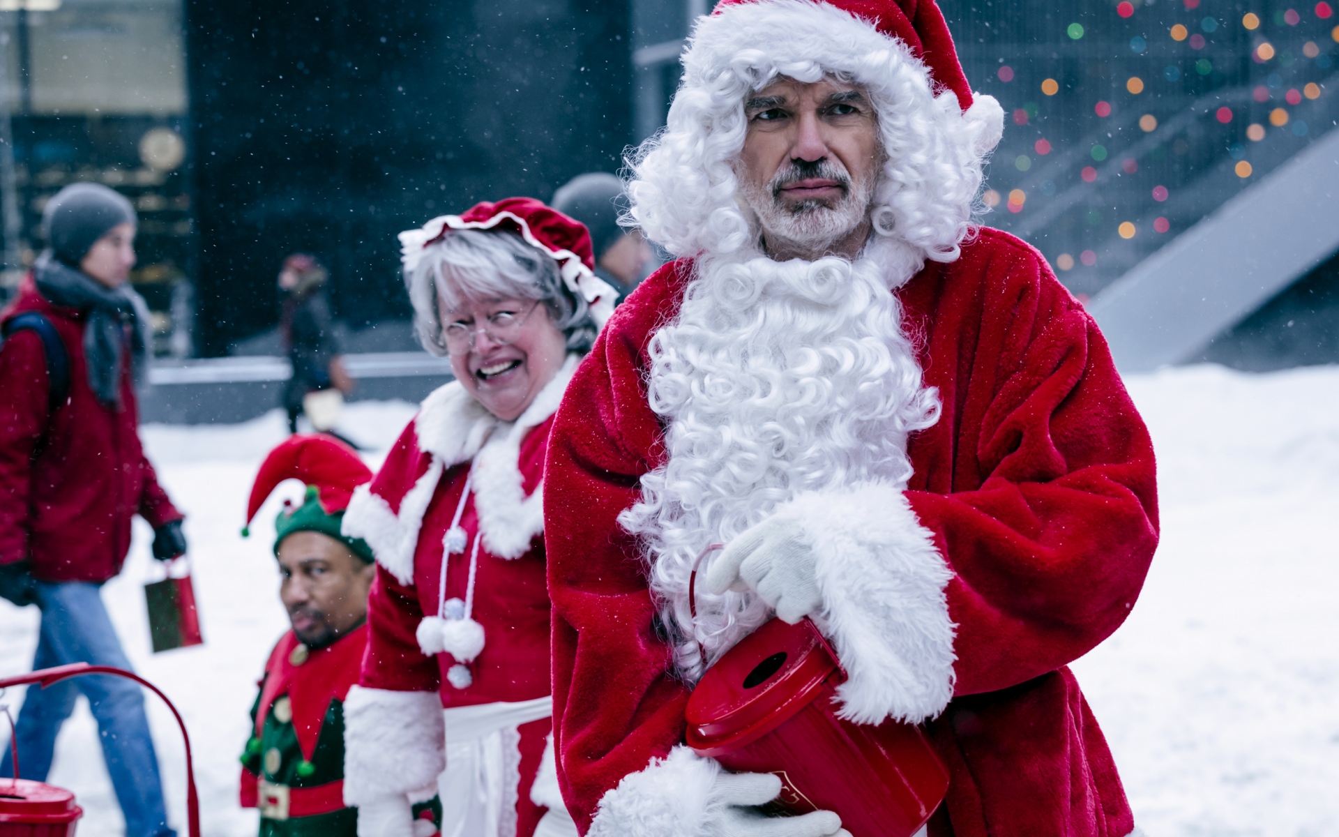 Картинки Плохо santa 2, billy bob thornton, kathy bates, tony cox фото и обои на рабочий стол