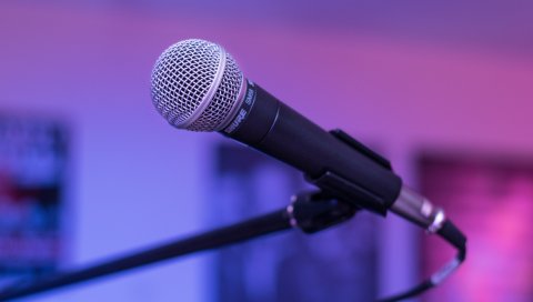 Микрофон, shure sm58, музыка