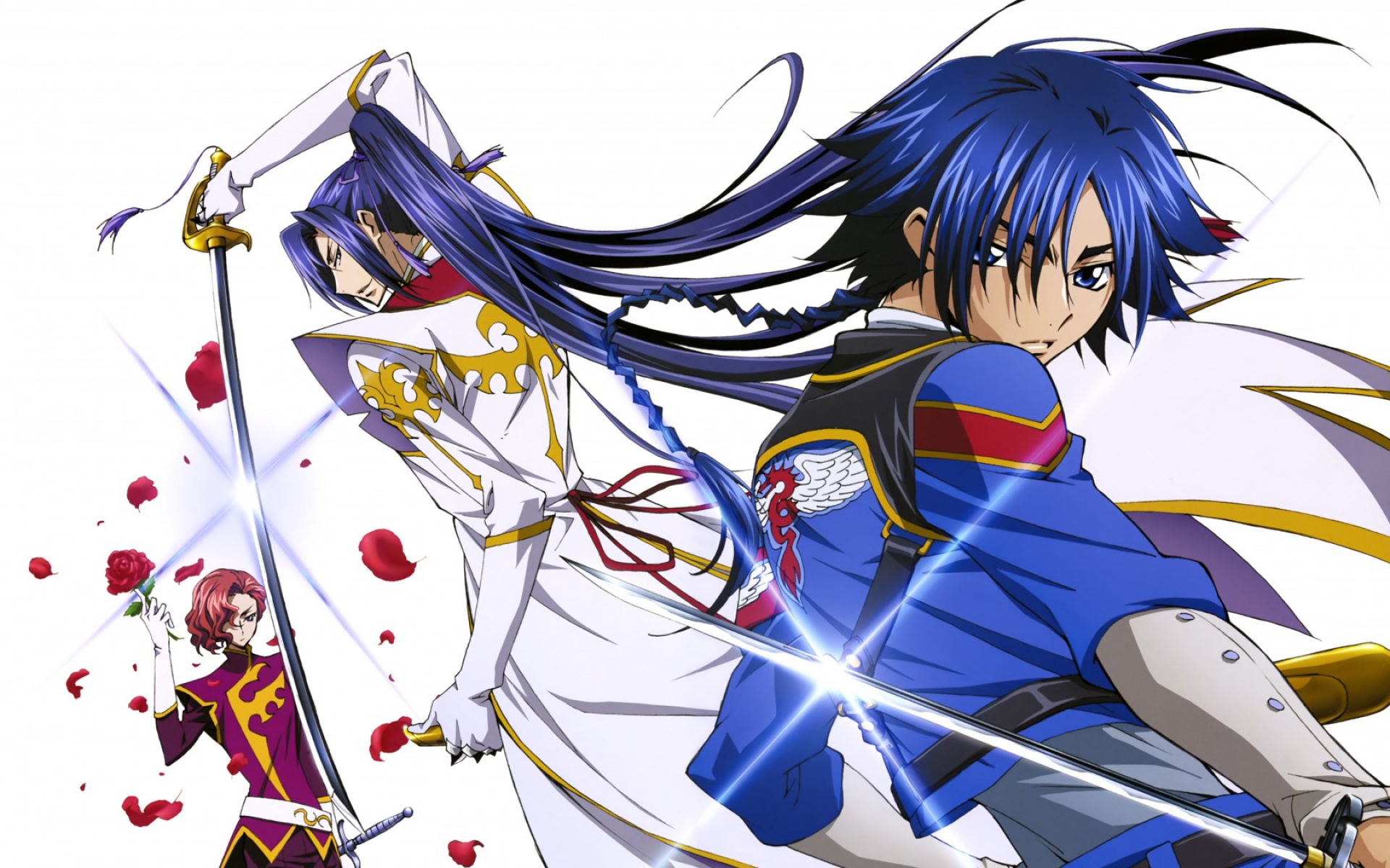 Картинки Код geass akito изгнанный, махо йошикава, голень hyuuga shaingu фото и обои на рабочий стол