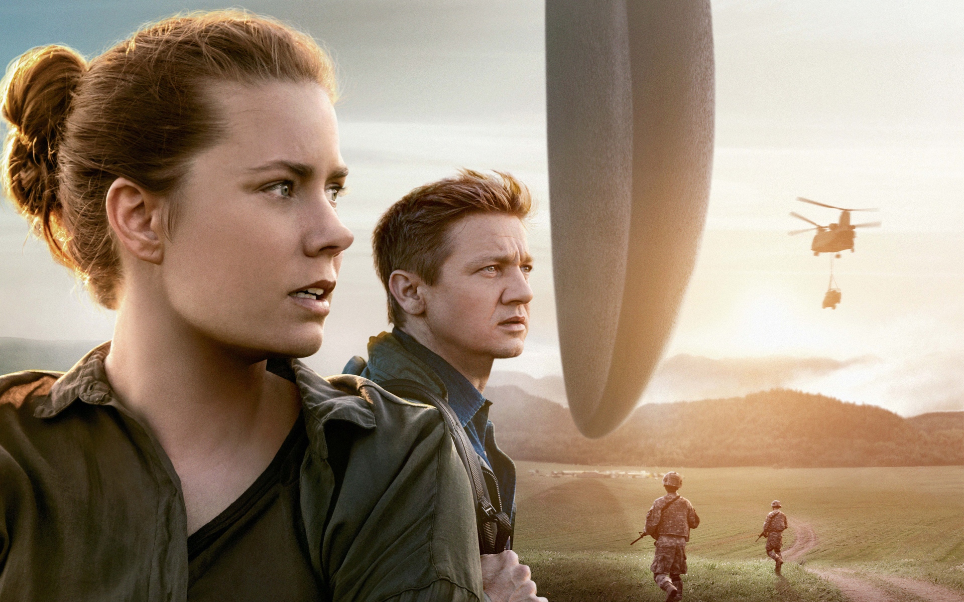 Картинки Прибытие, amy adams, jeremy renner фото и обои на рабочий стол