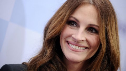 Julia roberts, актриса, улыбка, брюнетка
