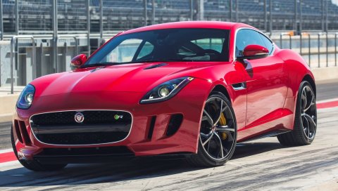 Jaguar f-type r, jaguar, вид сбоку