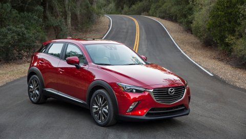 Mazda, cx-3, вид сбоку