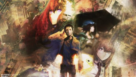 Вращение ворот 0, rintarou okabe, kurisu makise