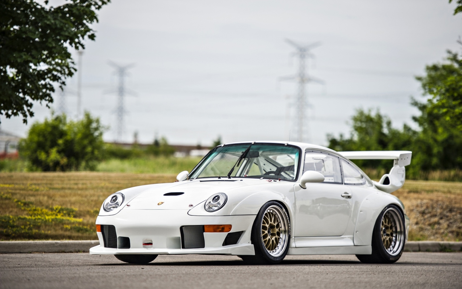 Картинки Porsche 911, gt2, белый, вид сбоку фото и обои на рабочий стол