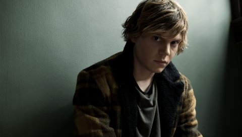 Evan peters, актер, лицо, взгляд