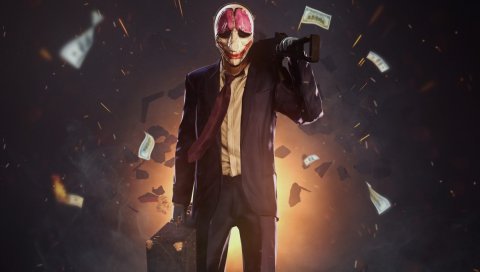 Payday 2, houston, art, mask