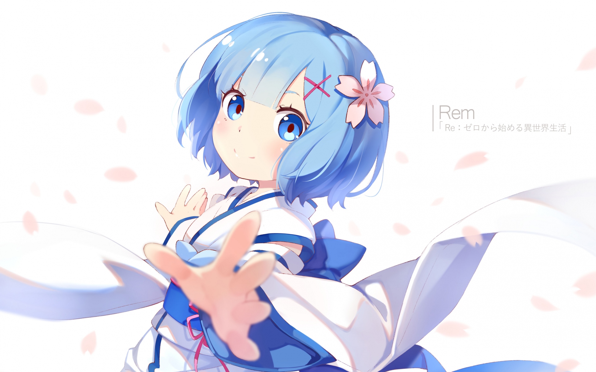 Картинки Rem, re zero, девушка, аниме фото и обои на рабочий стол