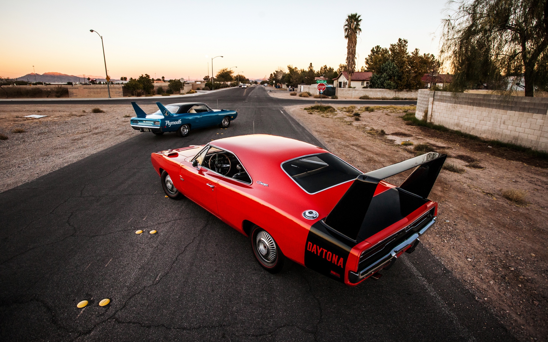 Картинки Dodge Charger Daytona, вид сзади, стиль фото и обои на рабочий стол