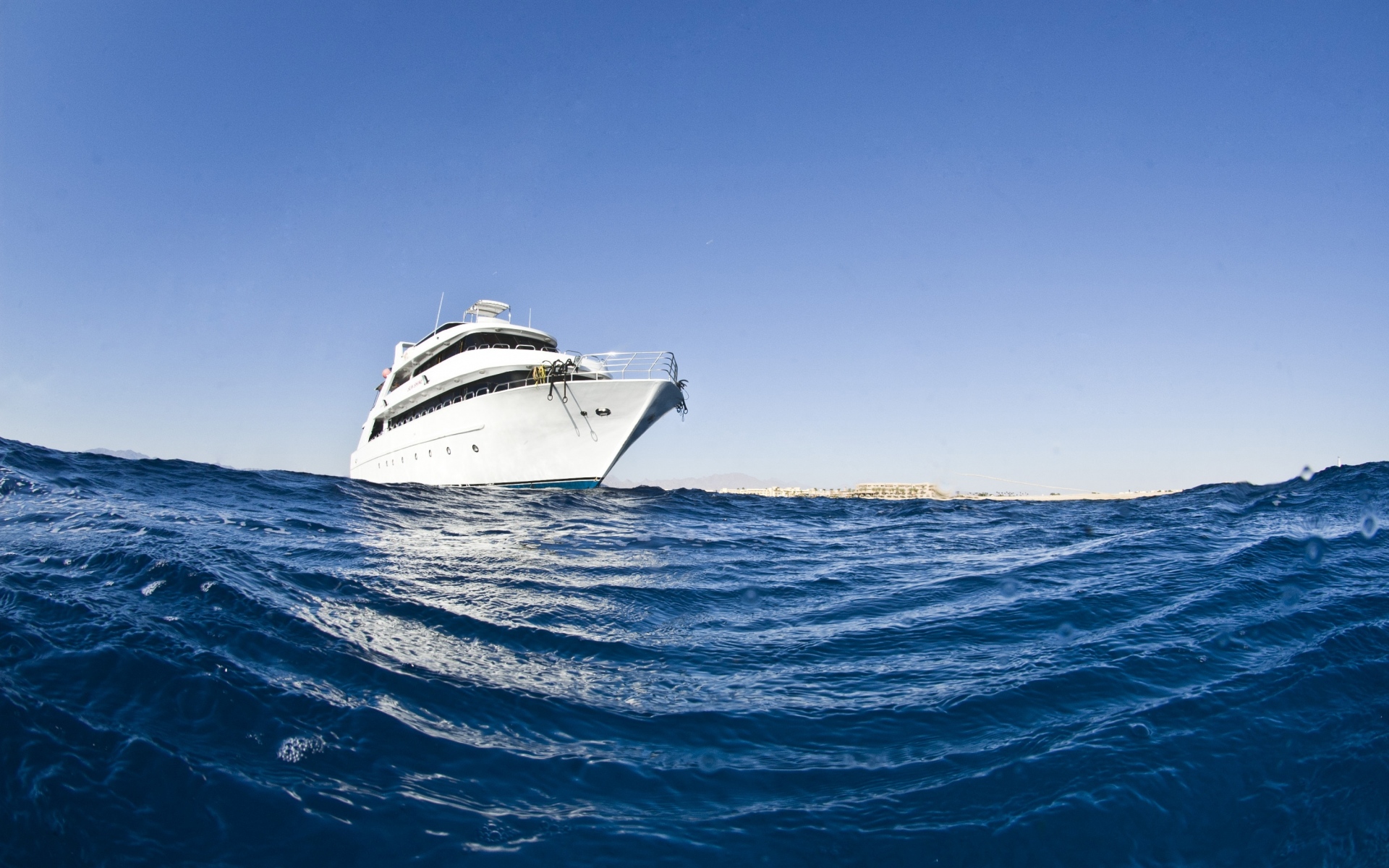 Картинки Море, океан, волна, лодка, корабль фото и обои на рабочий стол