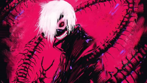 Tokyo ghoul, haise sasaki, ken kaneki, искусство