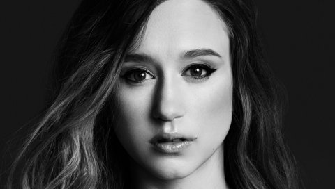 Taissa farmiga, актриса, лицо, bw