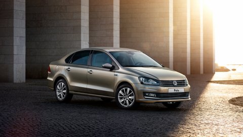 Volkswagen, седан, тип 6r, поло, вид сбоку