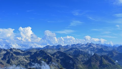 Пиренеи, Франция, горы, панорама