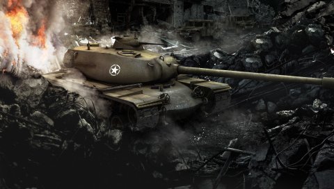 Мир танков, t110e5, usa, bigworld, wot