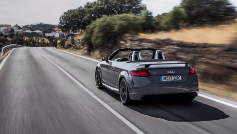 Audi, rs, кабриолет, движение