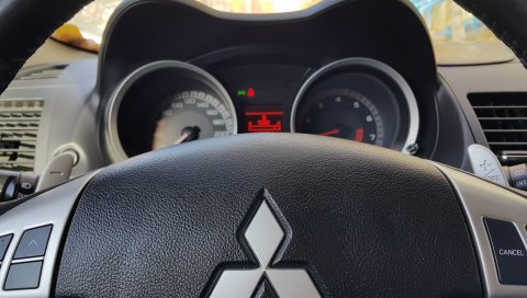 Mitsubishi, колесо, логотип