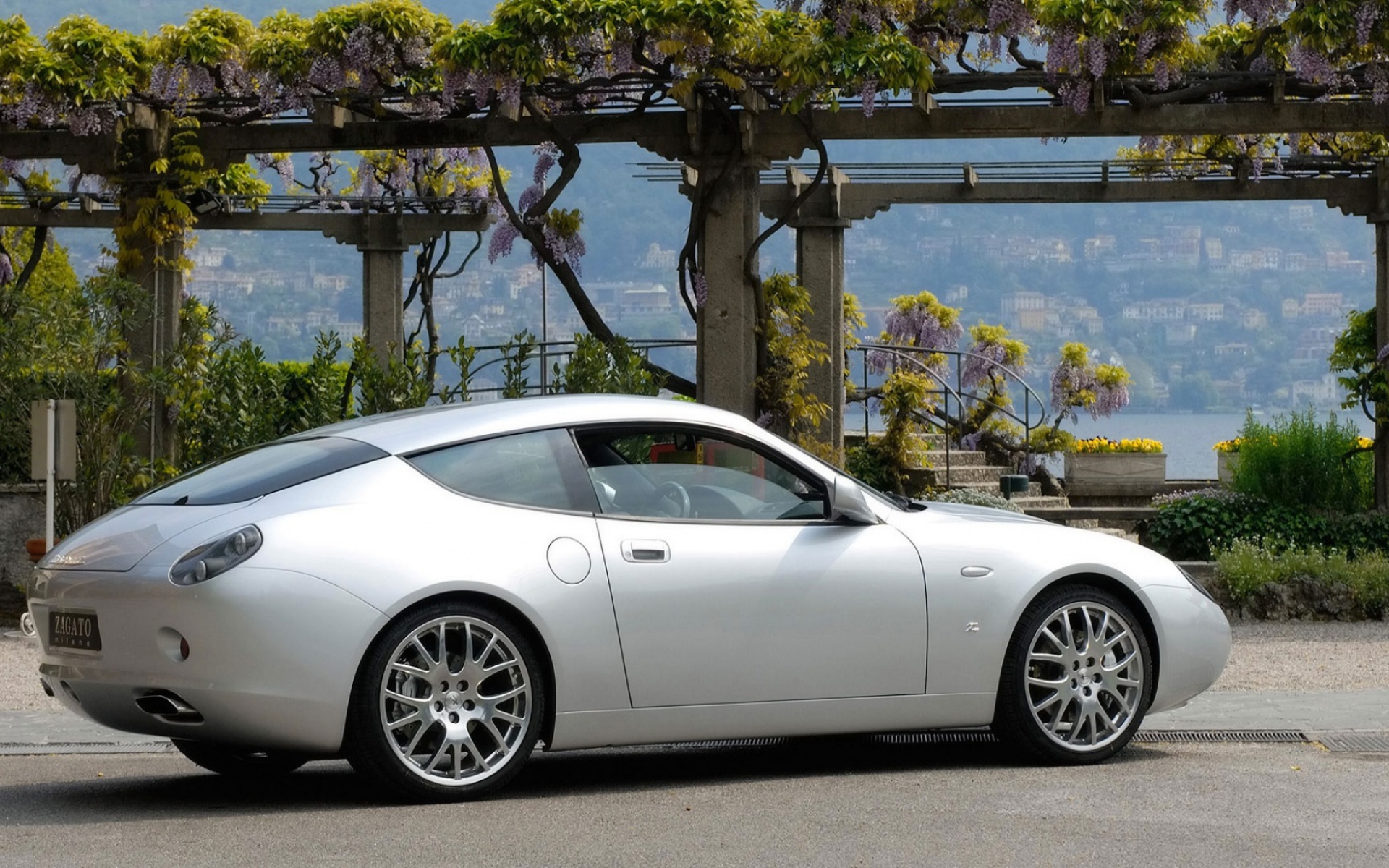 Картинки Maserati, gs, zagato, серый, вид сбоку фото и обои на рабочий стол