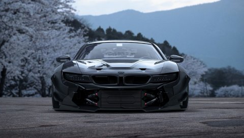 бмв, i8, вид спереди, концепция