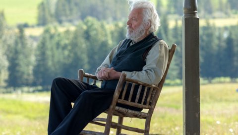 Donald Sutherland, актер, собака, кресло-качалка