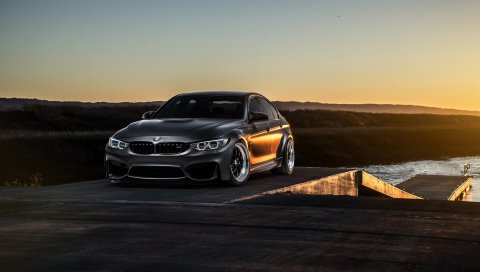 Bmw, f80, m3, вид спереди
