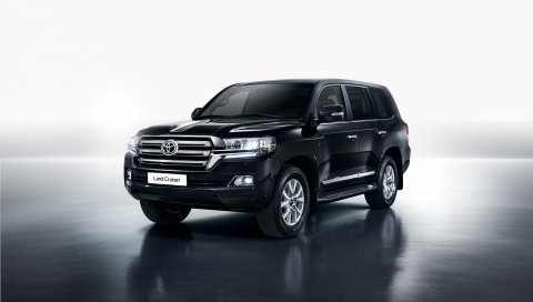 Toyota, наземный крейсер, вид сбоку