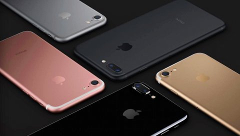 Iphone 7, яблоко, смартфон