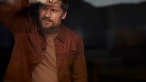 Nikolaj coster-waldau, актер, куртка, джемпер