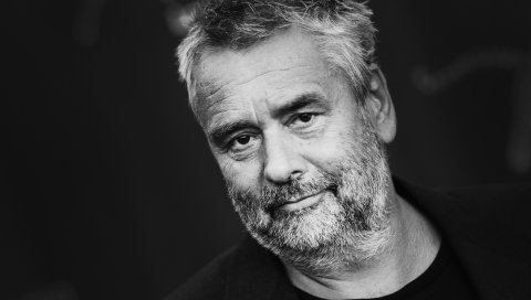 Luc besson, лицо, знаменитость, bw