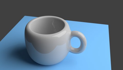 Чашка, 3d, форма, фигура