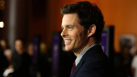 James marsden, актер, профиль, смокинг, улыбка