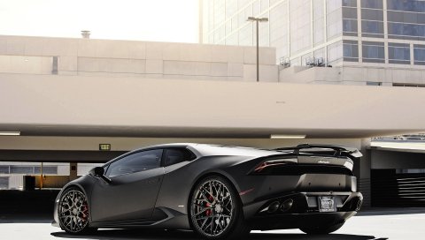 Lamborghini, huracan, lp 610-4, вид сбоку