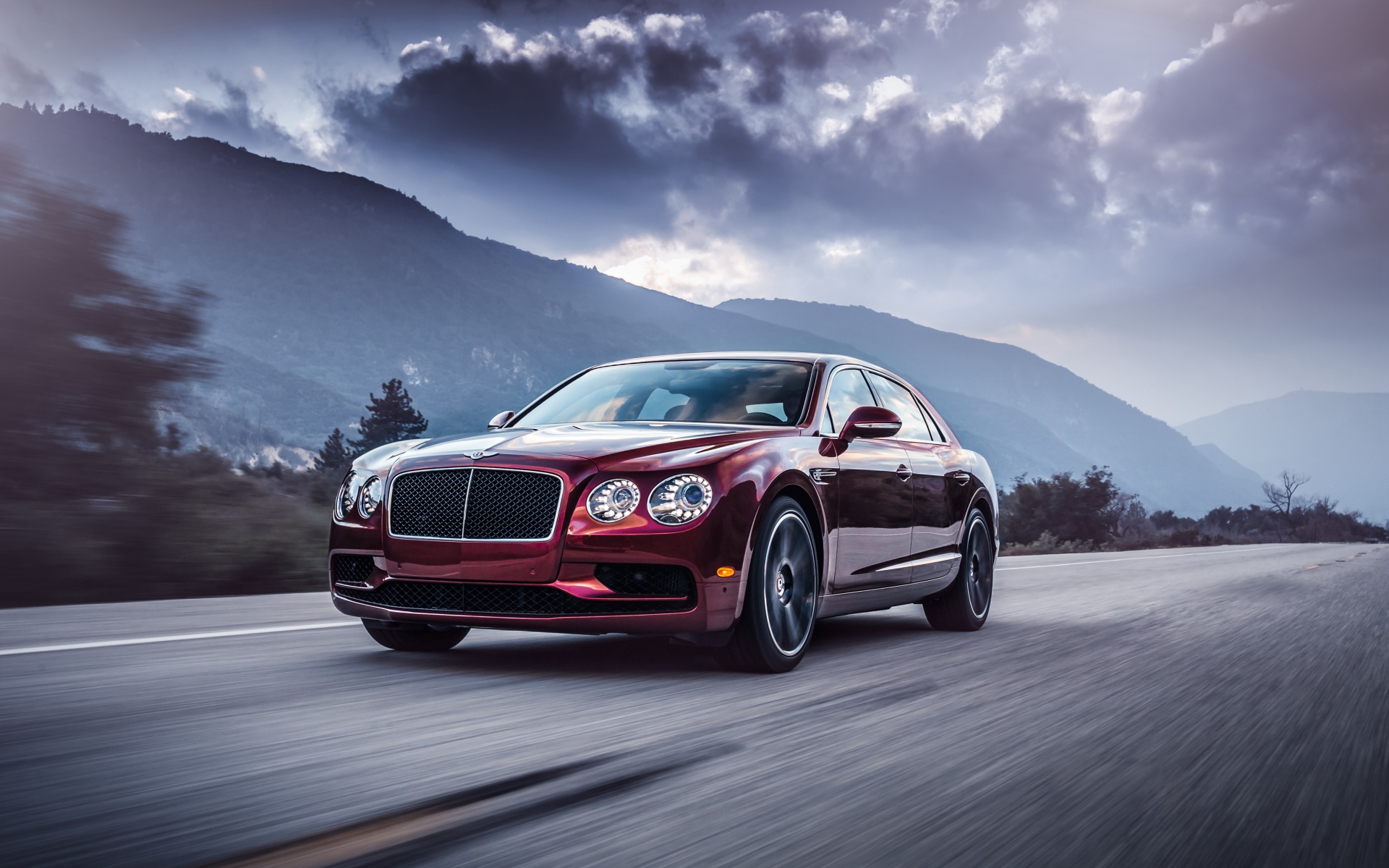 Картинки Bentley, летающая шпора, движение фото и обои на рабочий стол