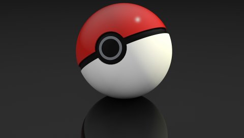 Pokemon go, pokebol, game, 3d