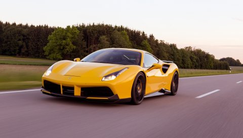 Ferrari, 488 gtb, novitec, rosso